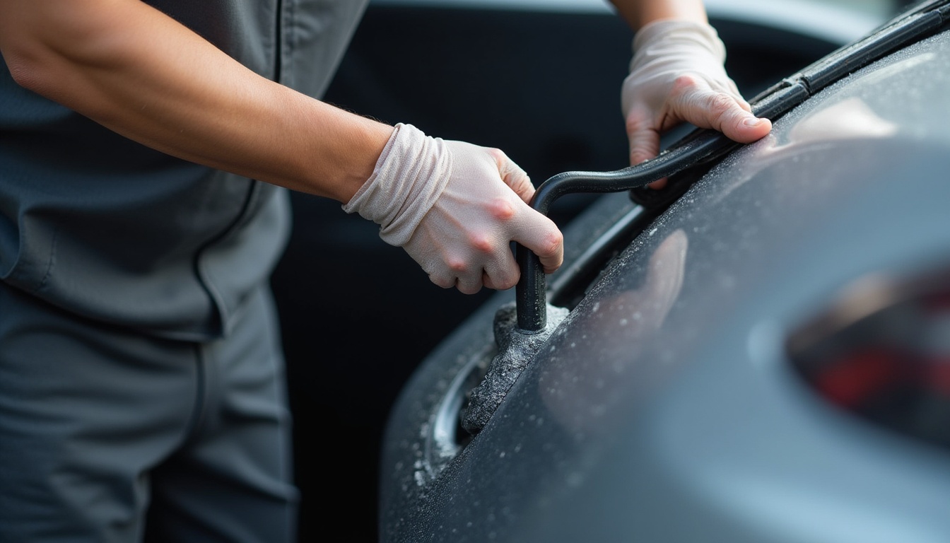 O masina cu tapiteria curata si proaspata, ilustrand importanta unei curatari profesionale a tapiteriei auto